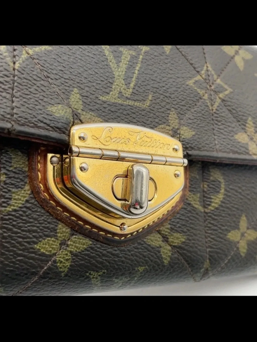 Auth LouisVuitton Monogram Etoile Portefeuille Sarah Wallet W/ Box
